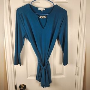 Blouse with tie size medium